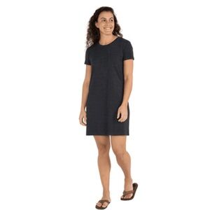 Free Fly Womens Bamboo Flex Pocket Dress Heather Black - S